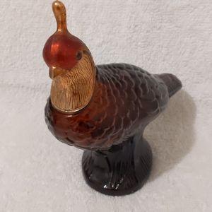 Avon Glass Quail Decanter